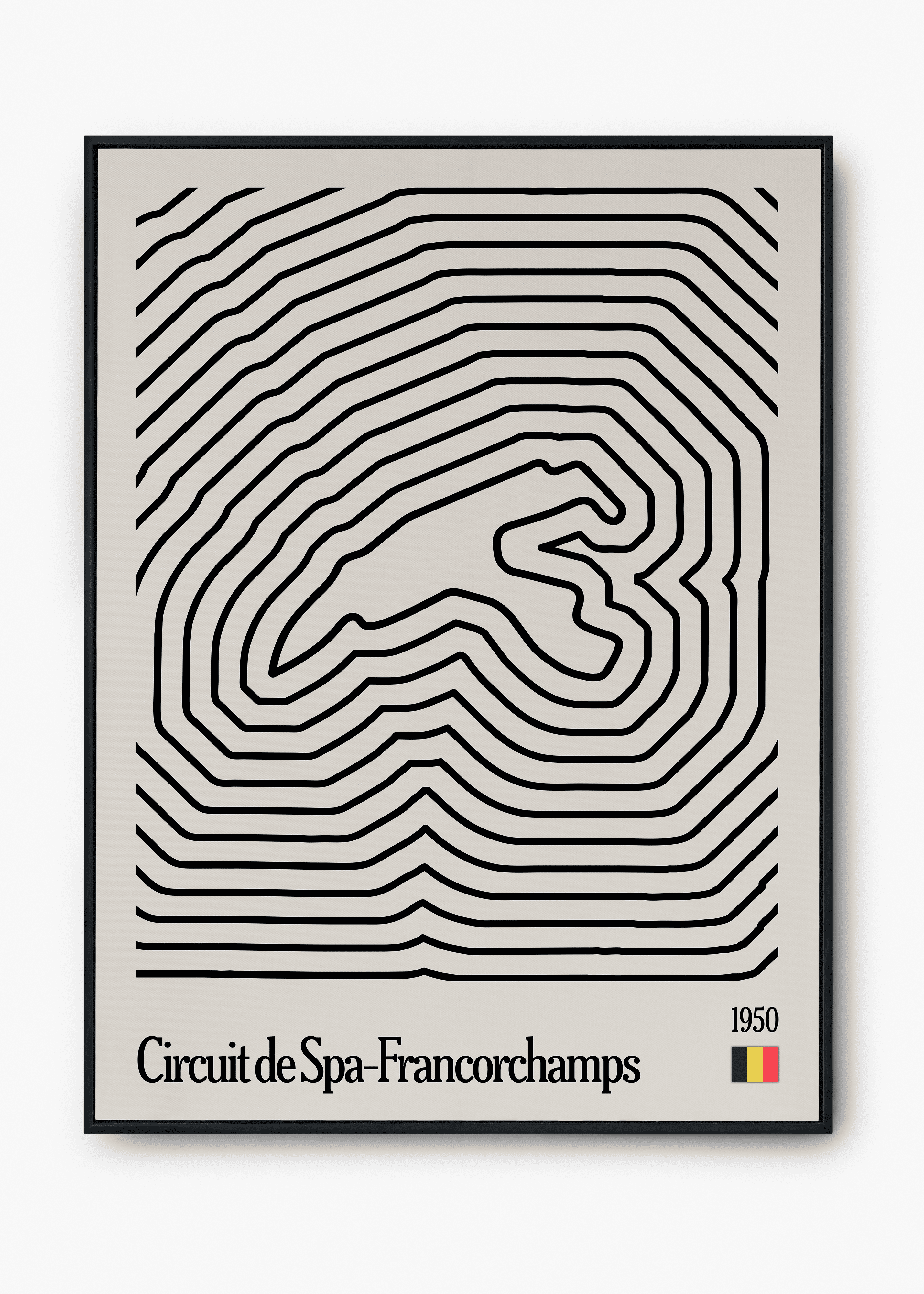 Quadro Spa-Francorchamps Mosaic