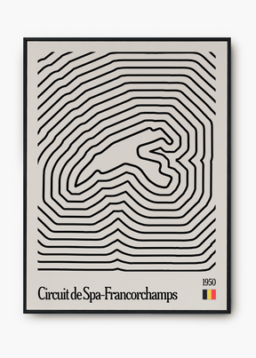 Quadro Spa-Francorchamps Mosaic