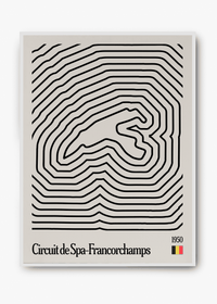 Quadro Spa-Francorchamps Mosaic