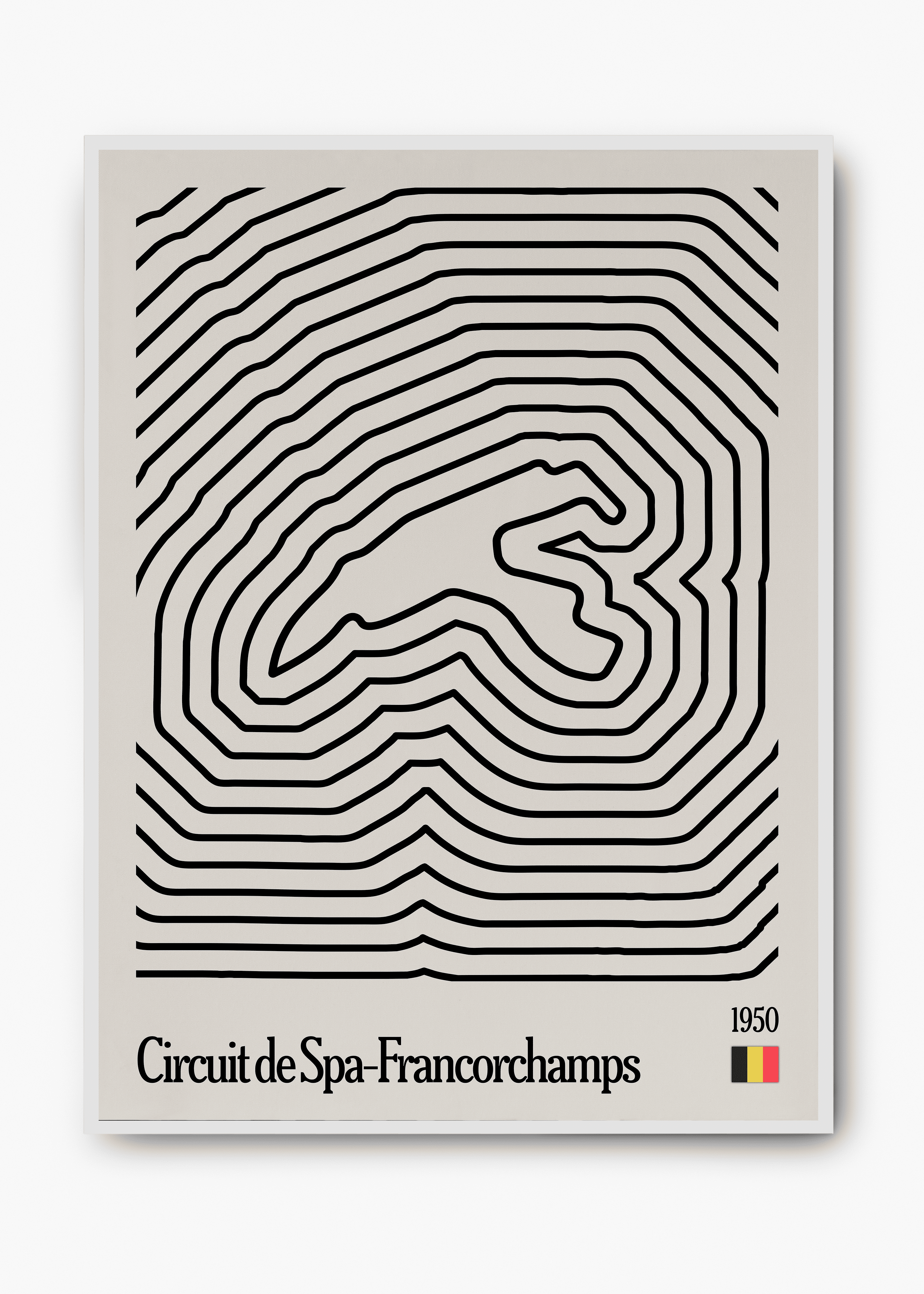Quadro Spa-Francorchamps Mosaic
