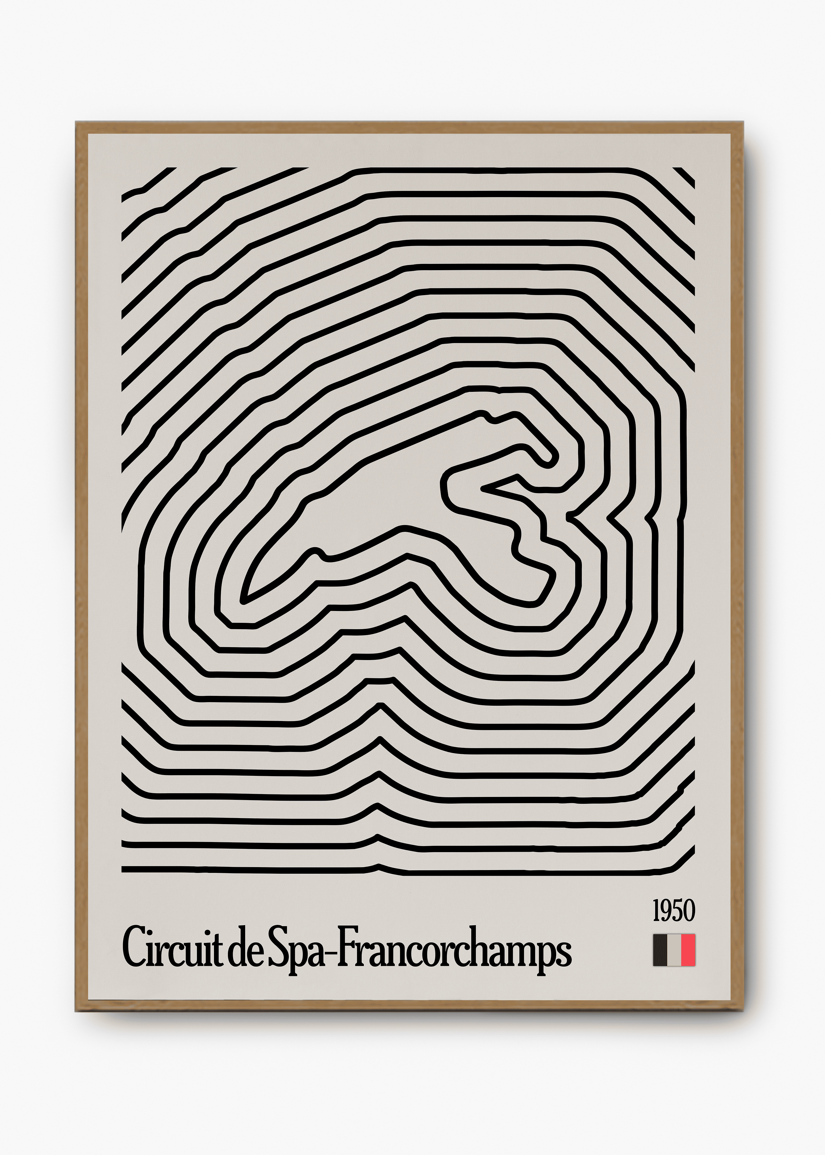 Quadro Spa-Francorchamps Mosaic