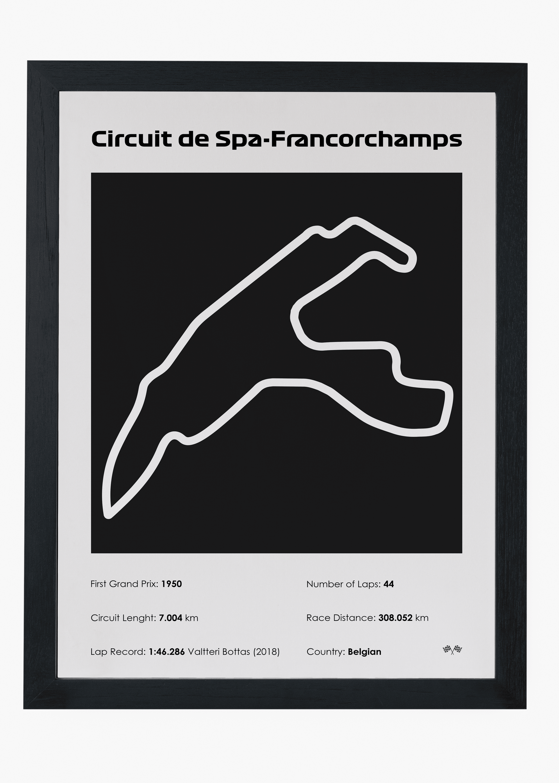 Quadro Spa-Francorchamps Black