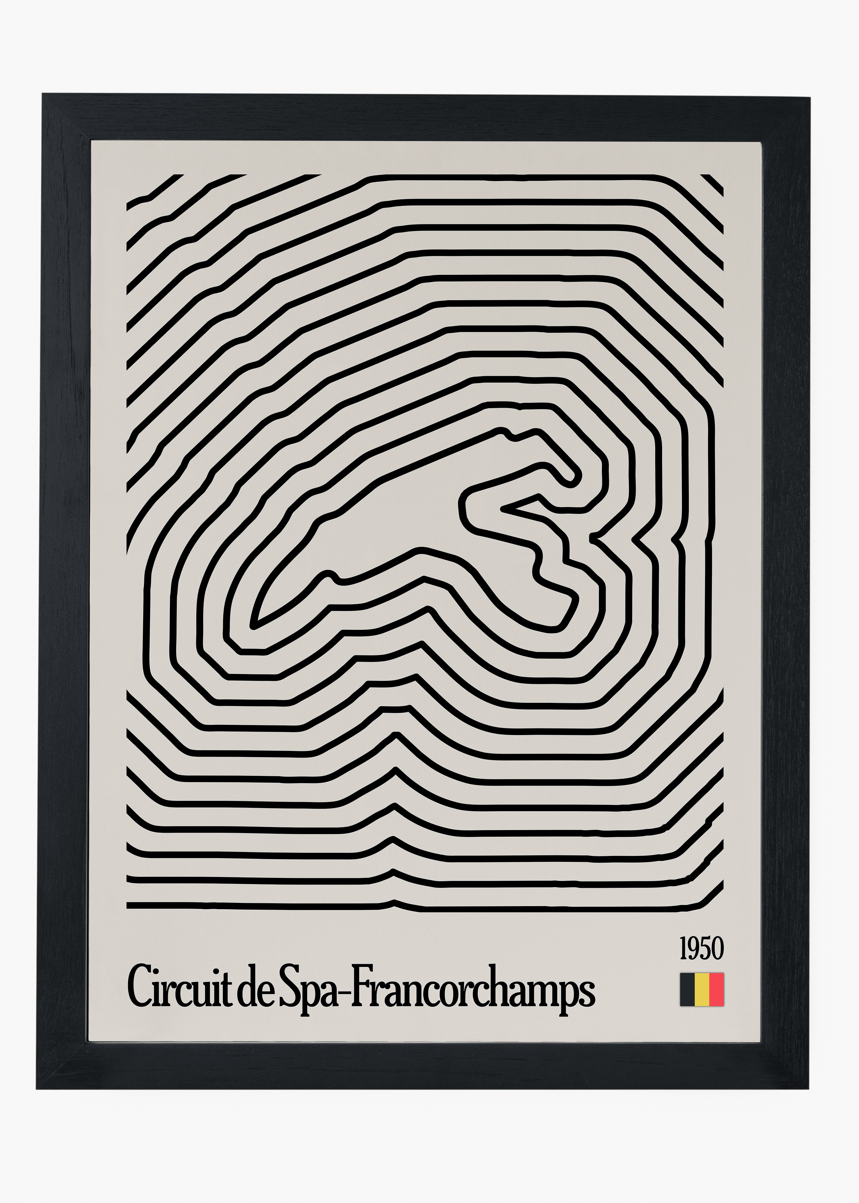 Quadro Spa-Francorchamps Mosaic