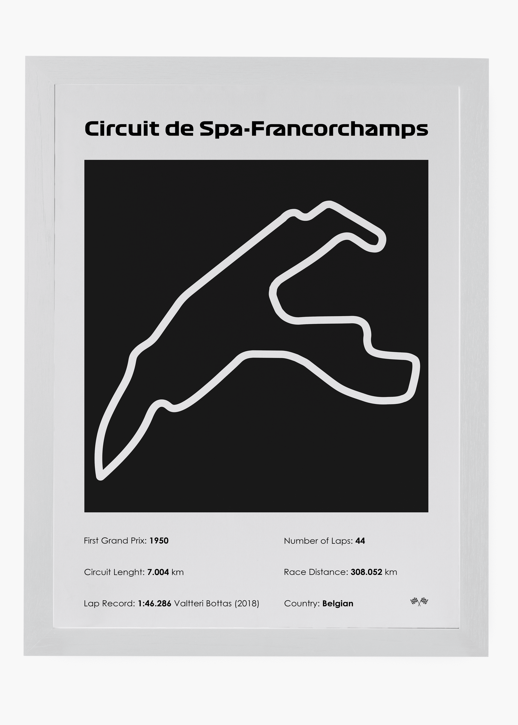 Quadro Spa-Francorchamps Black