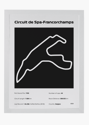 Quadro Spa-Francorchamps Black