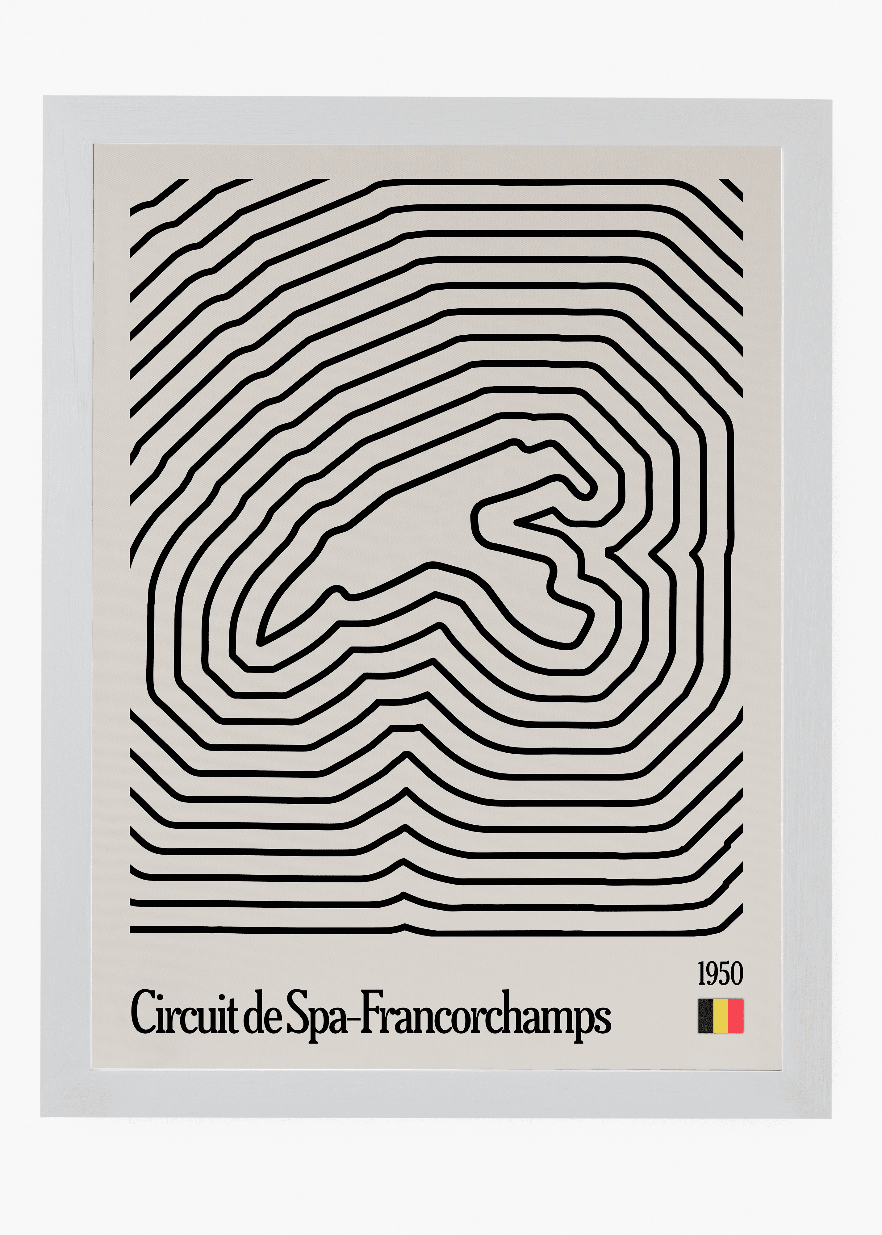 Quadro Spa-Francorchamps Mosaic