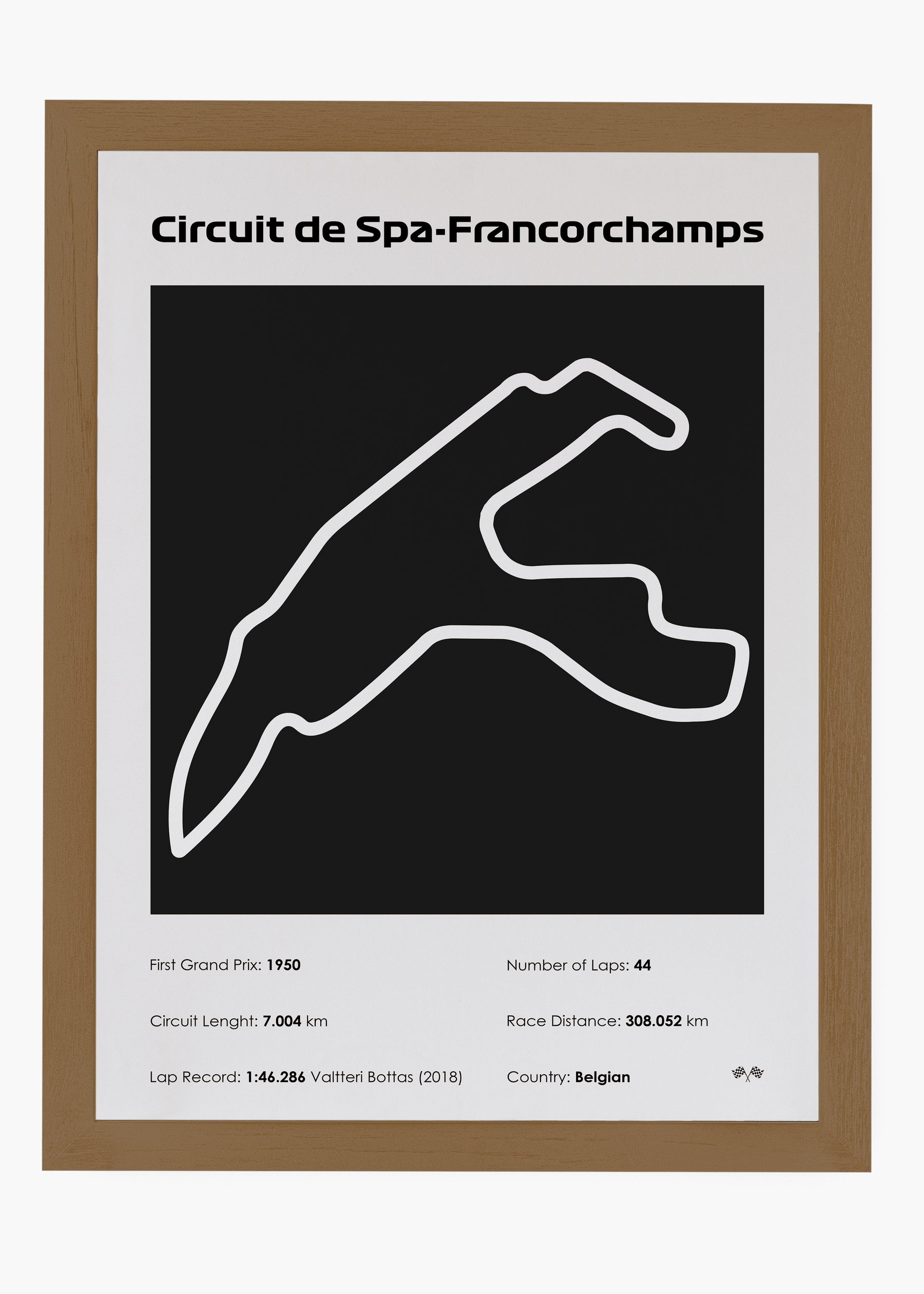 Quadro Spa-Francorchamps Black