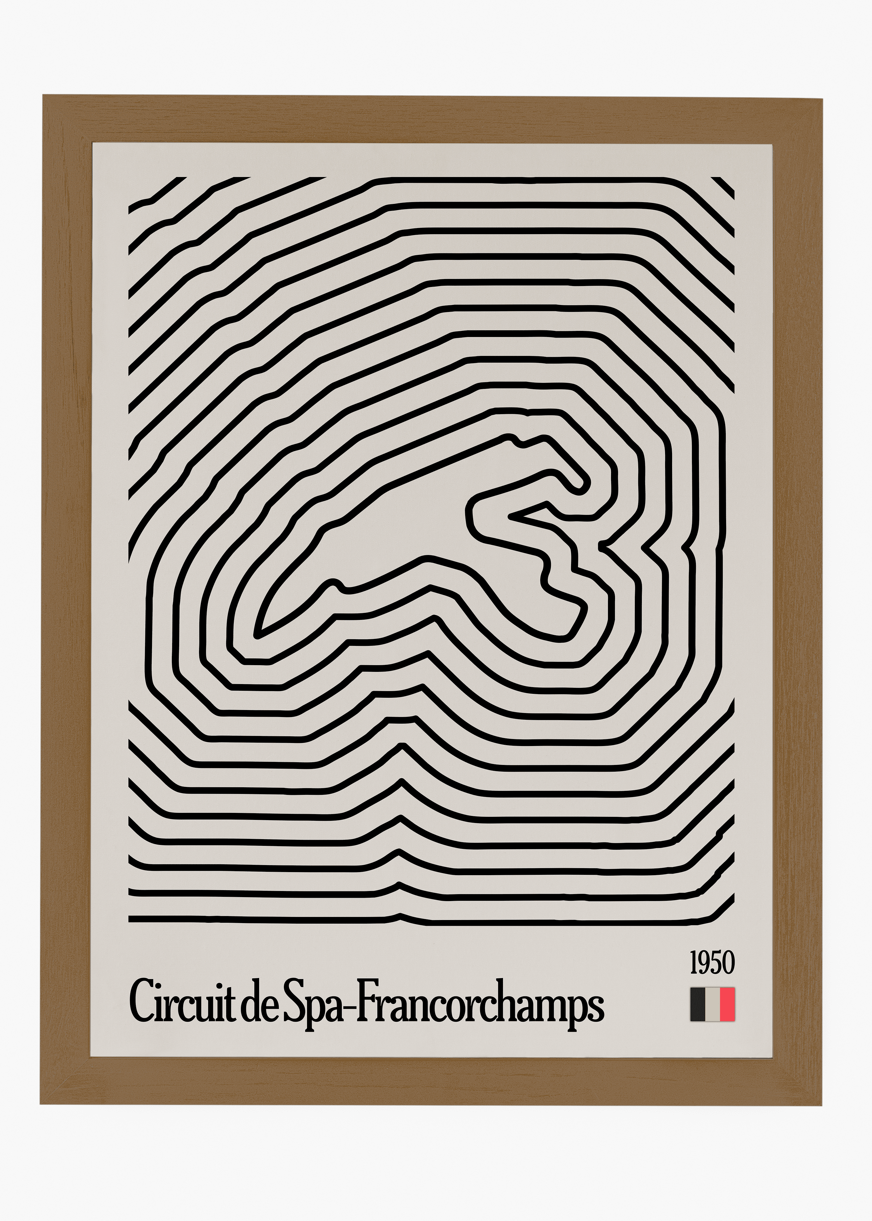 Quadro Spa-Francorchamps Mosaic