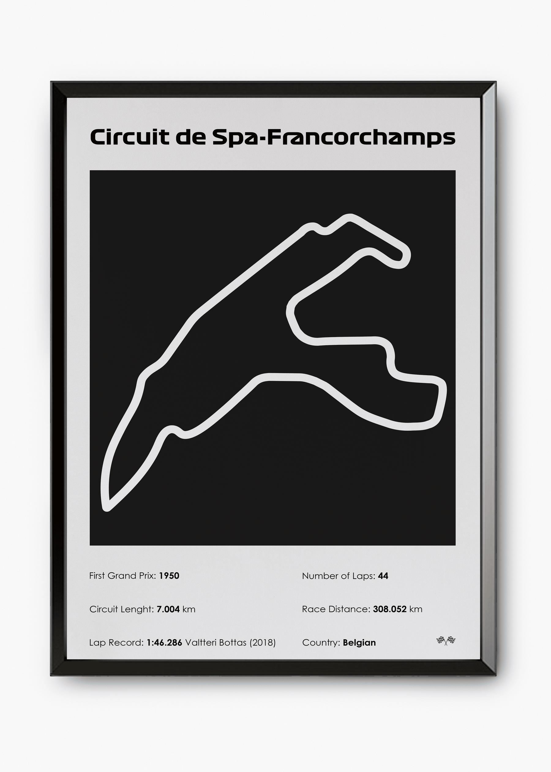 Quadro Spa-Francorchamps Black
