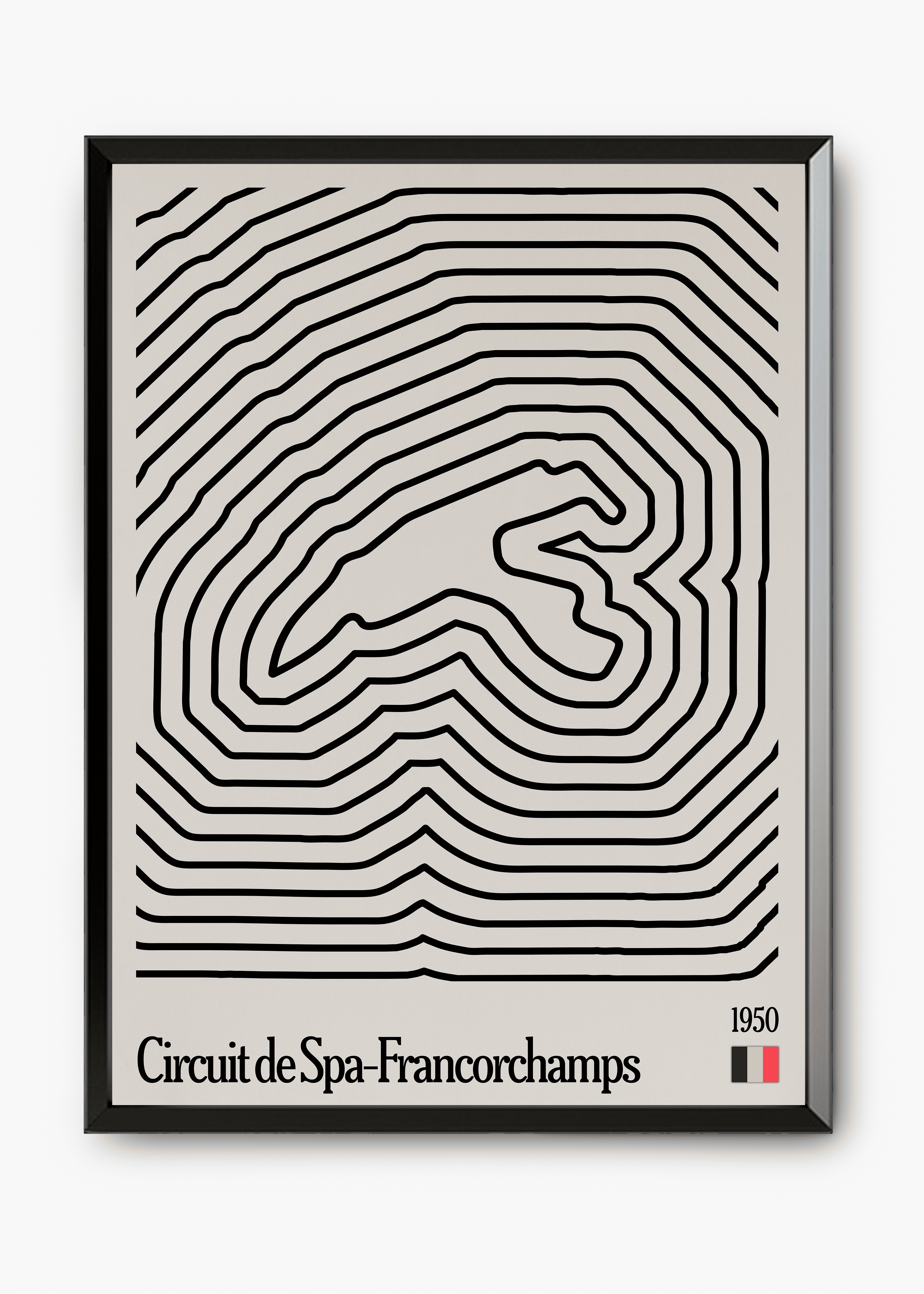 Quadro Spa-Francorchamps Mosaic