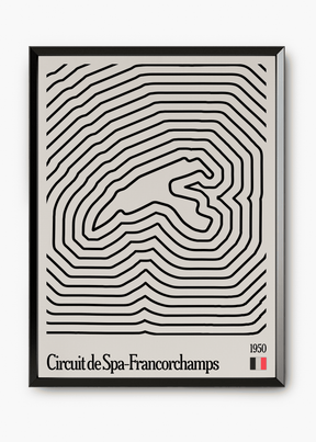 Quadro Spa-Francorchamps Mosaic