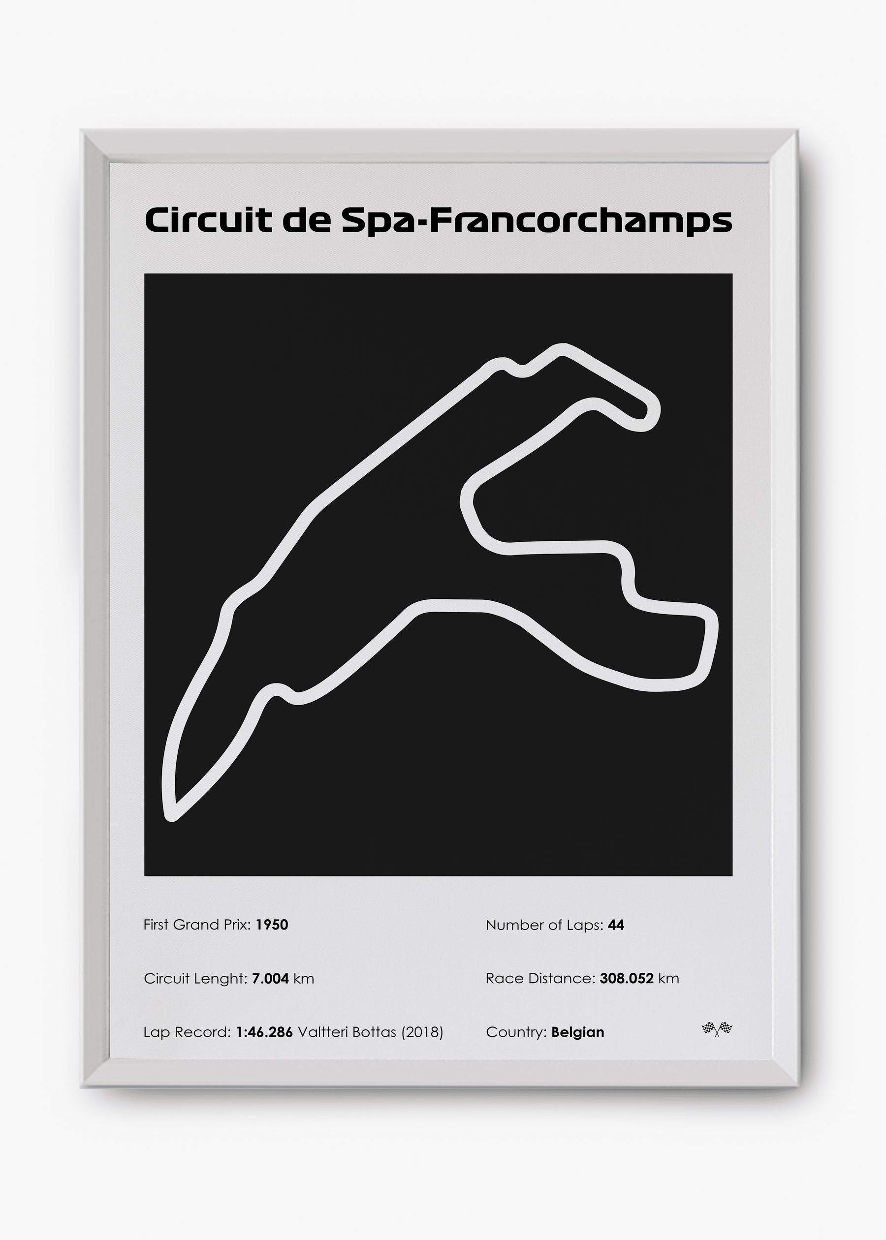 Quadro Spa-Francorchamps Black
