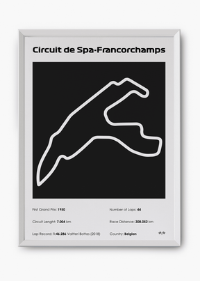 Quadro Spa-Francorchamps Black