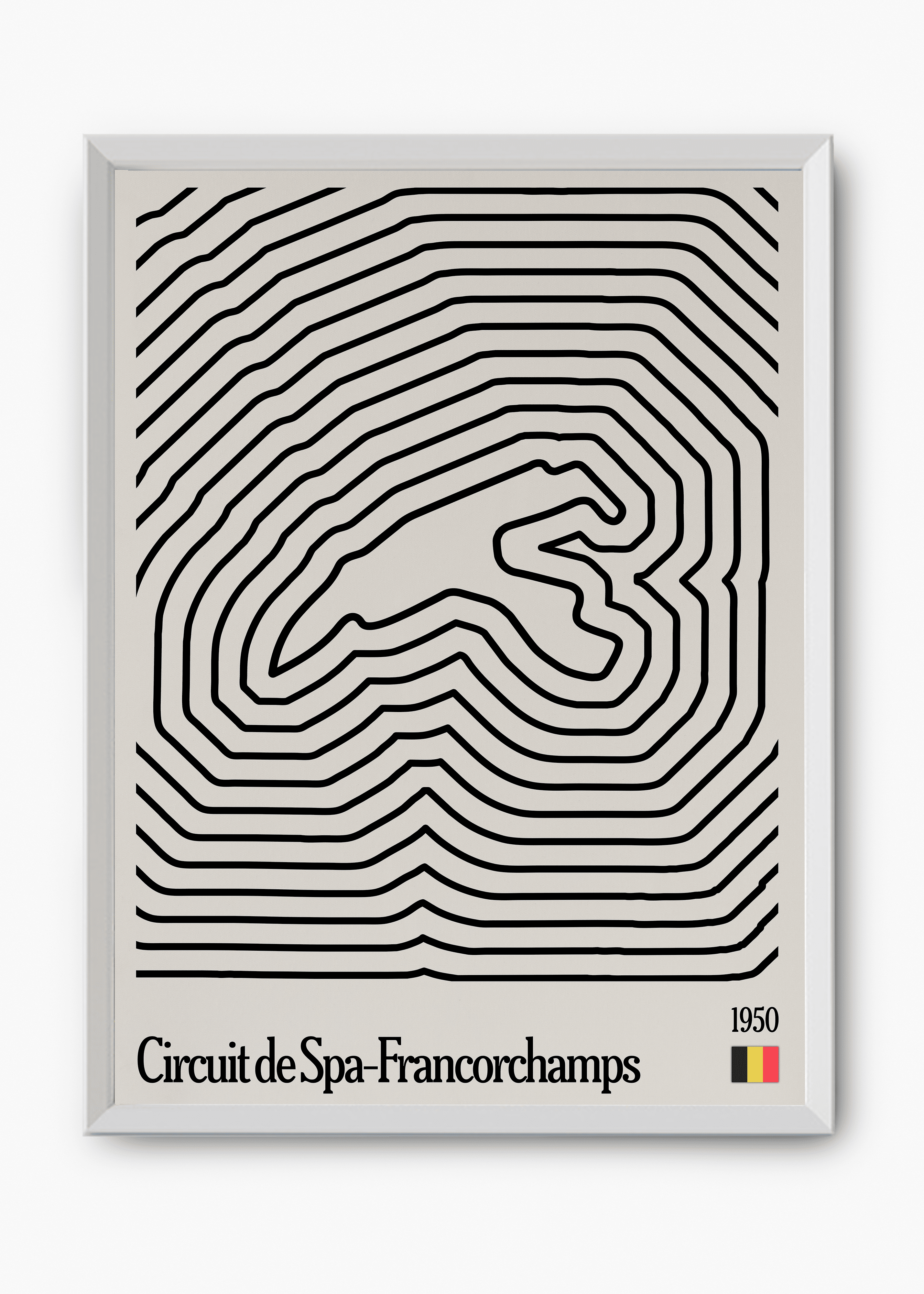Quadro Spa-Francorchamps Mosaic