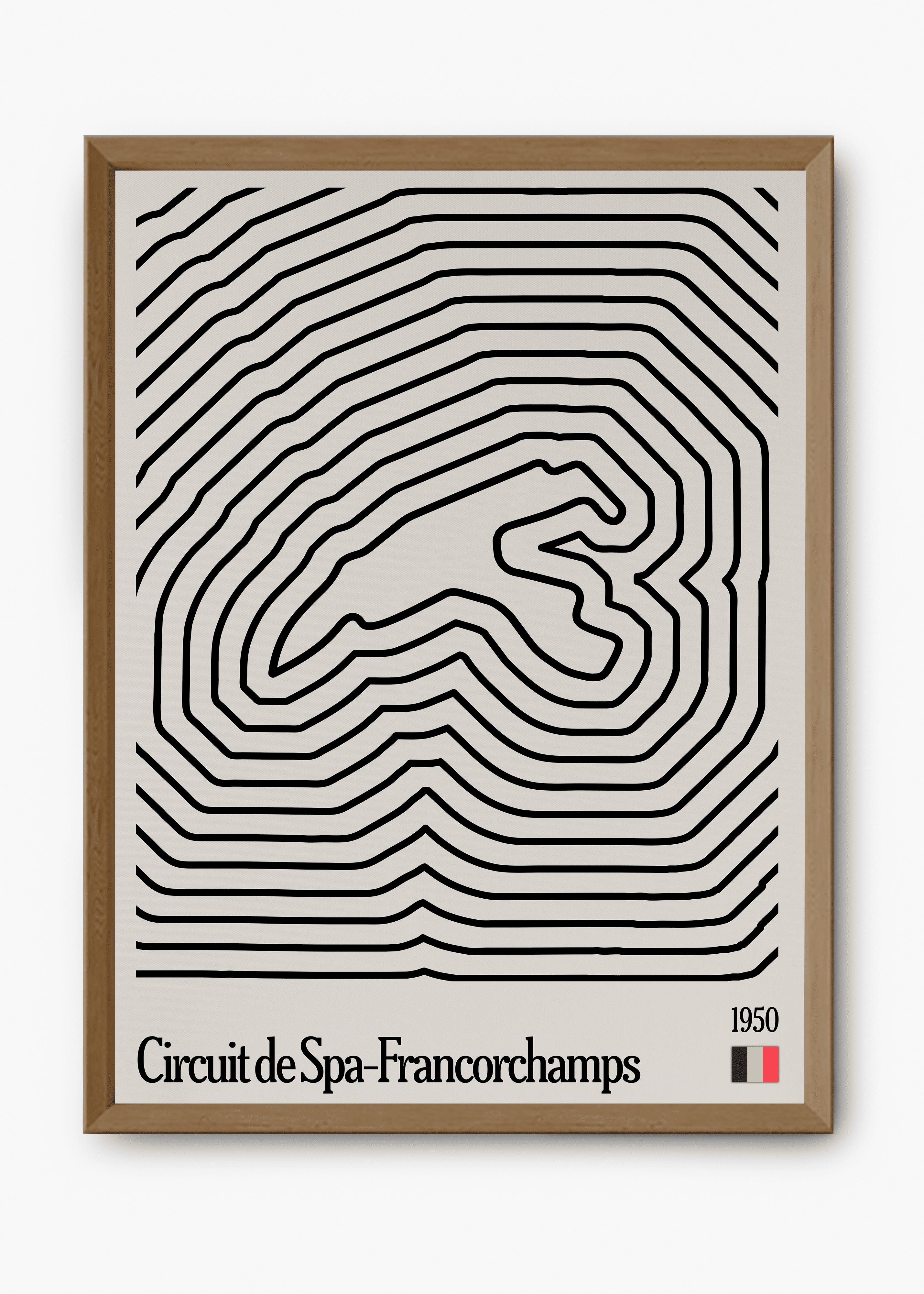Quadro Spa-Francorchamps Mosaic