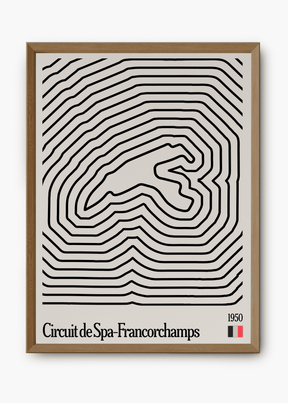 Quadro Spa-Francorchamps Mosaic