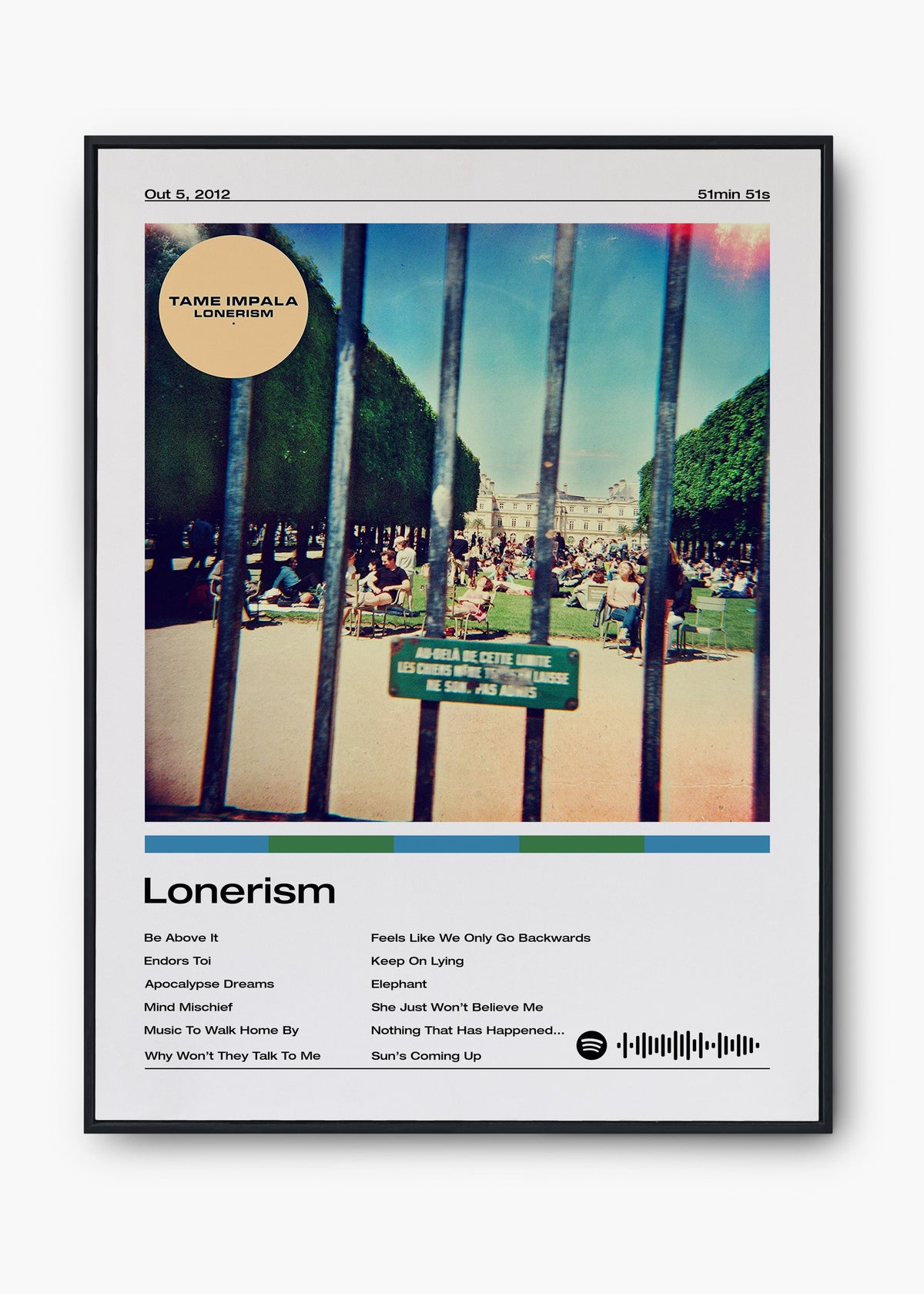 Quadro Tame Impala Lonerism