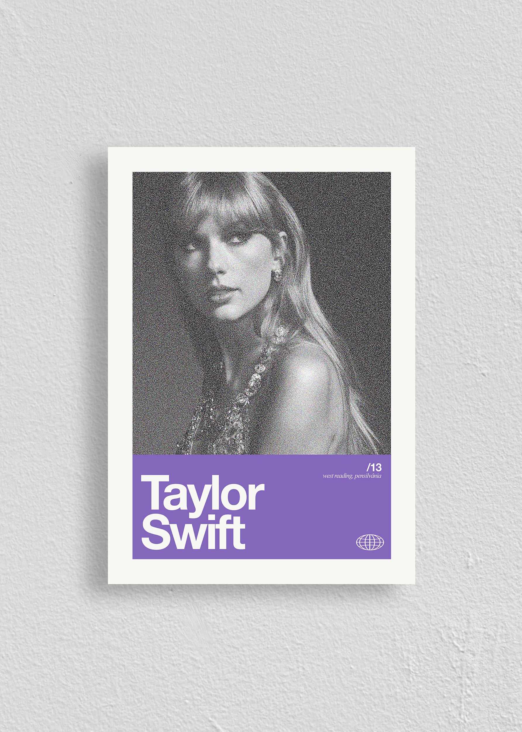 Quadro Taylor Swift Silver