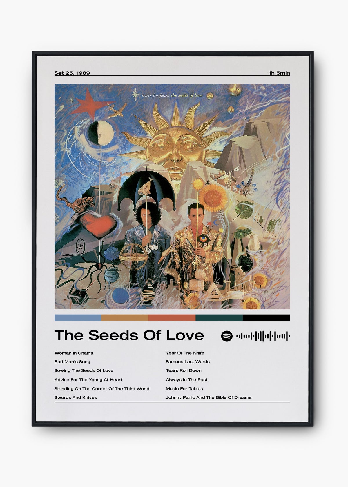 Quadro Tears For Fears The Seeds Of Love