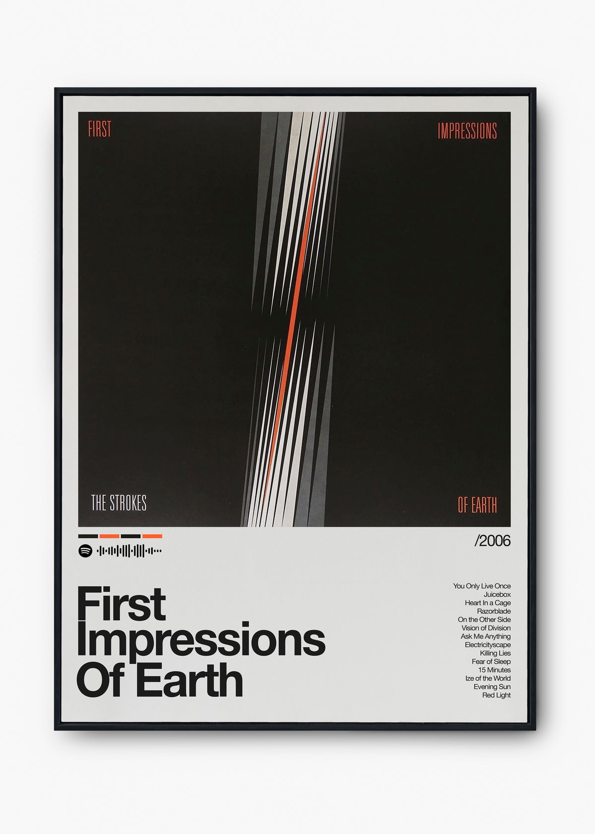 Quadro The Strokes First Impressions of Earth