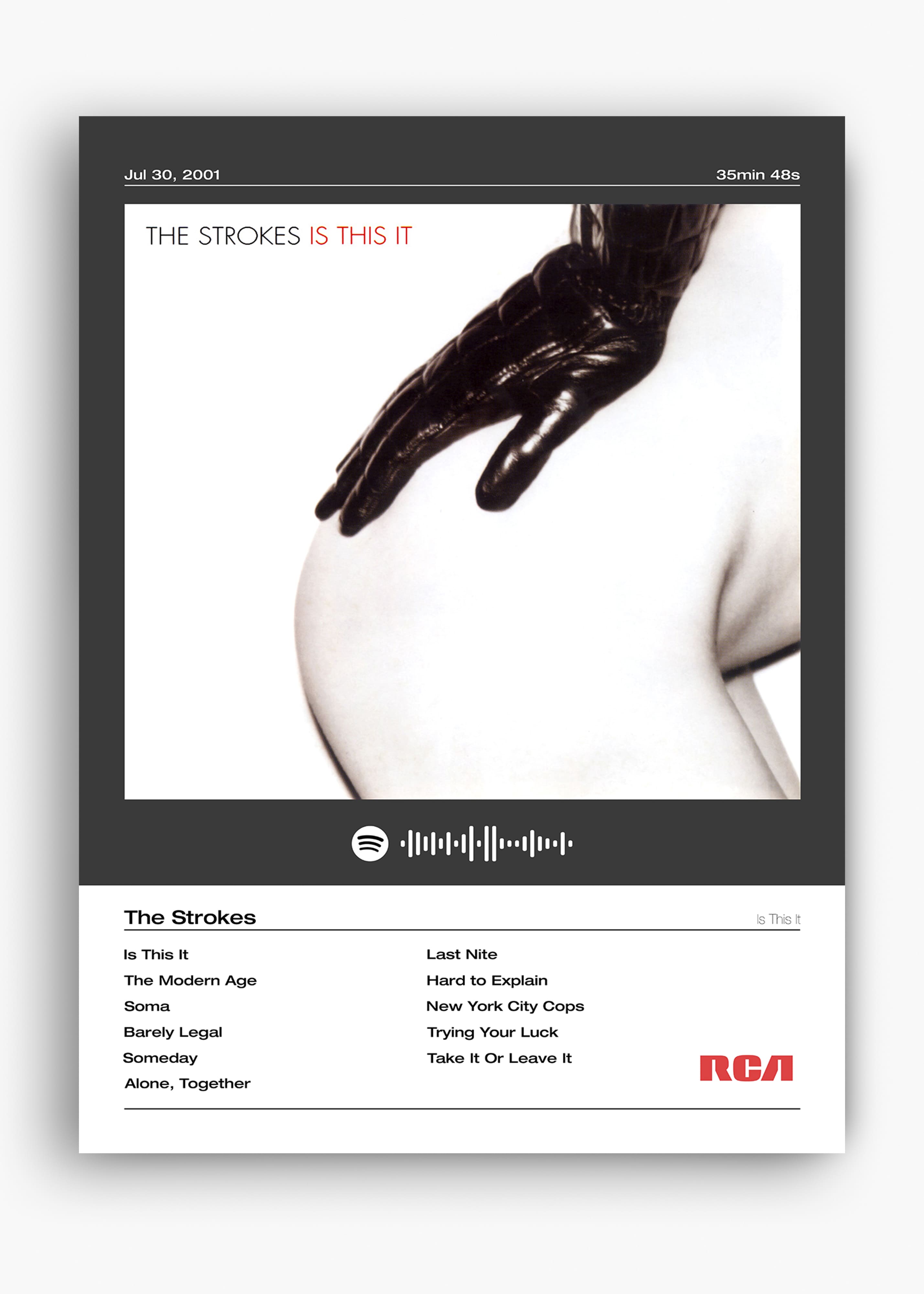 Quadro The Strokes Is This It II