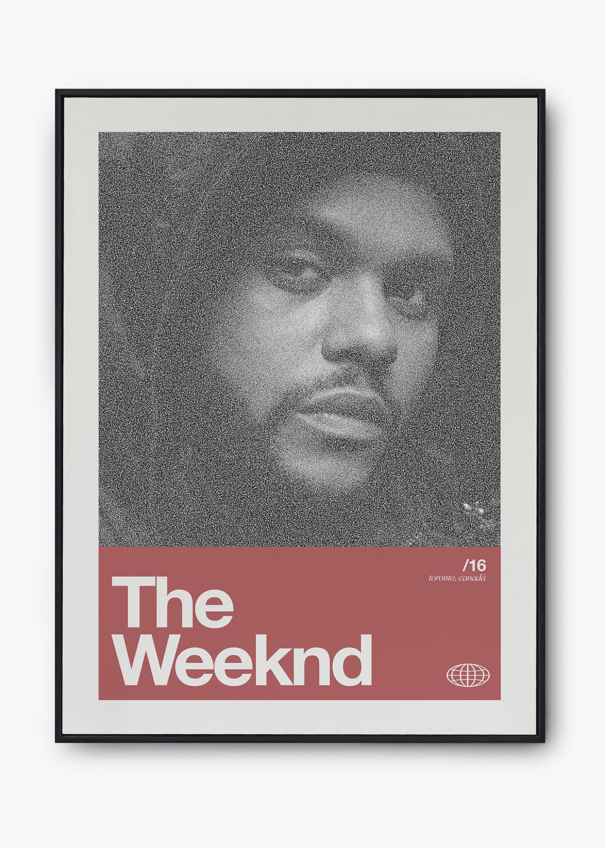 Quadro The Weeknd Silver