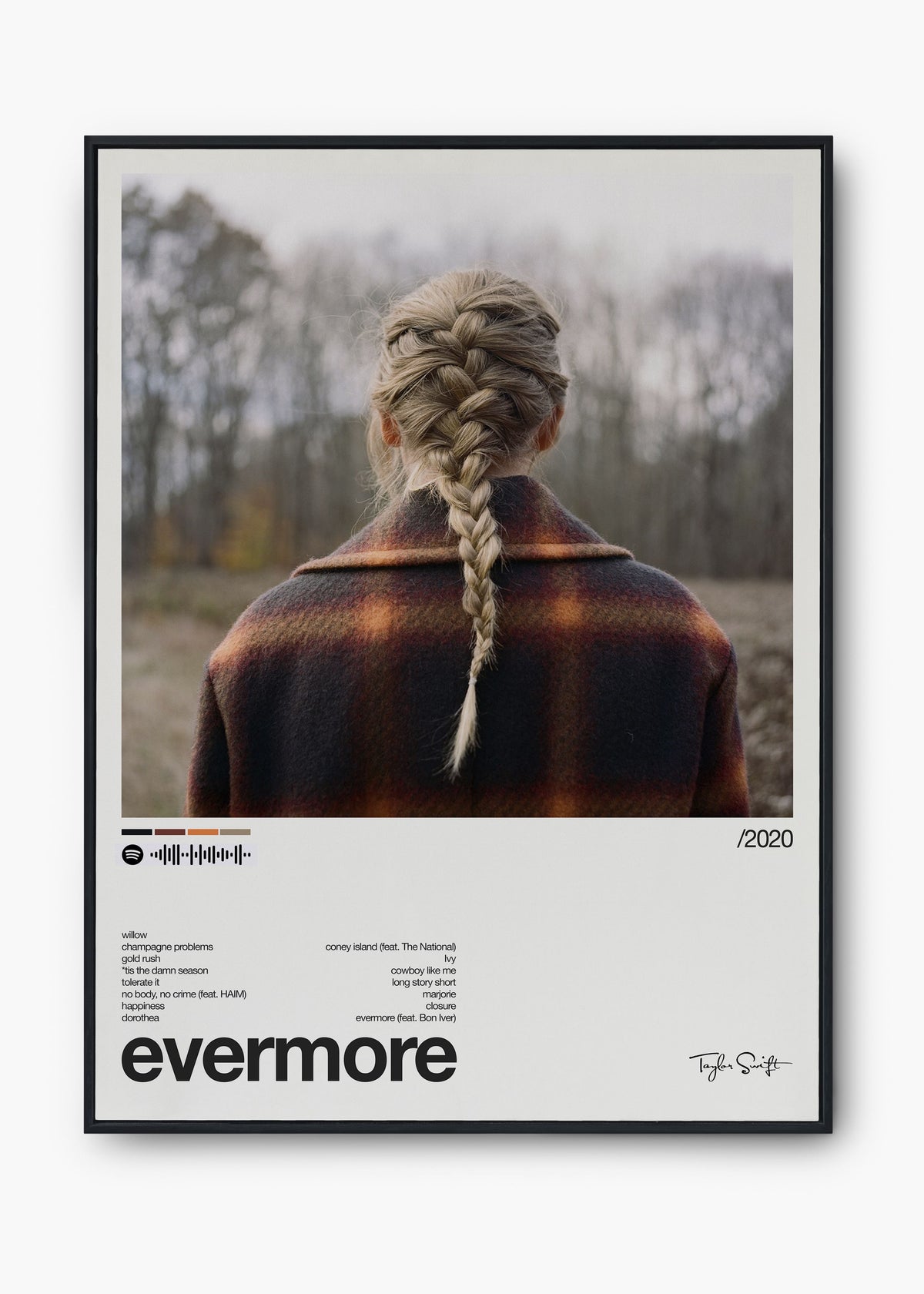 Quadro Taylor Swift Evermore