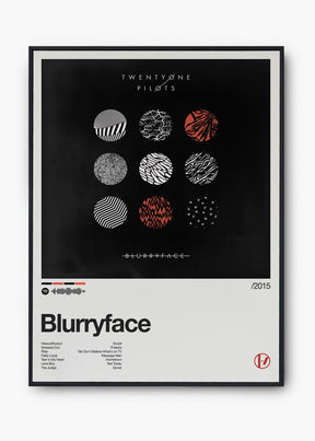 Quadro Twenty One Pilots Blurryface