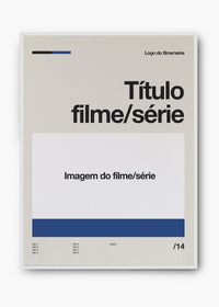 Quadro Personalizável - Filmes e Séries