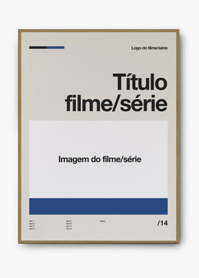 Quadro Personalizável - Filmes e Séries