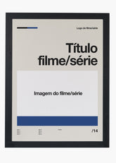 Quadro Personalizável - Filmes e Séries