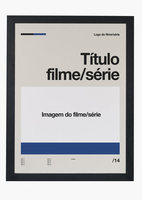 Quadro Personalizável - Filmes e Séries