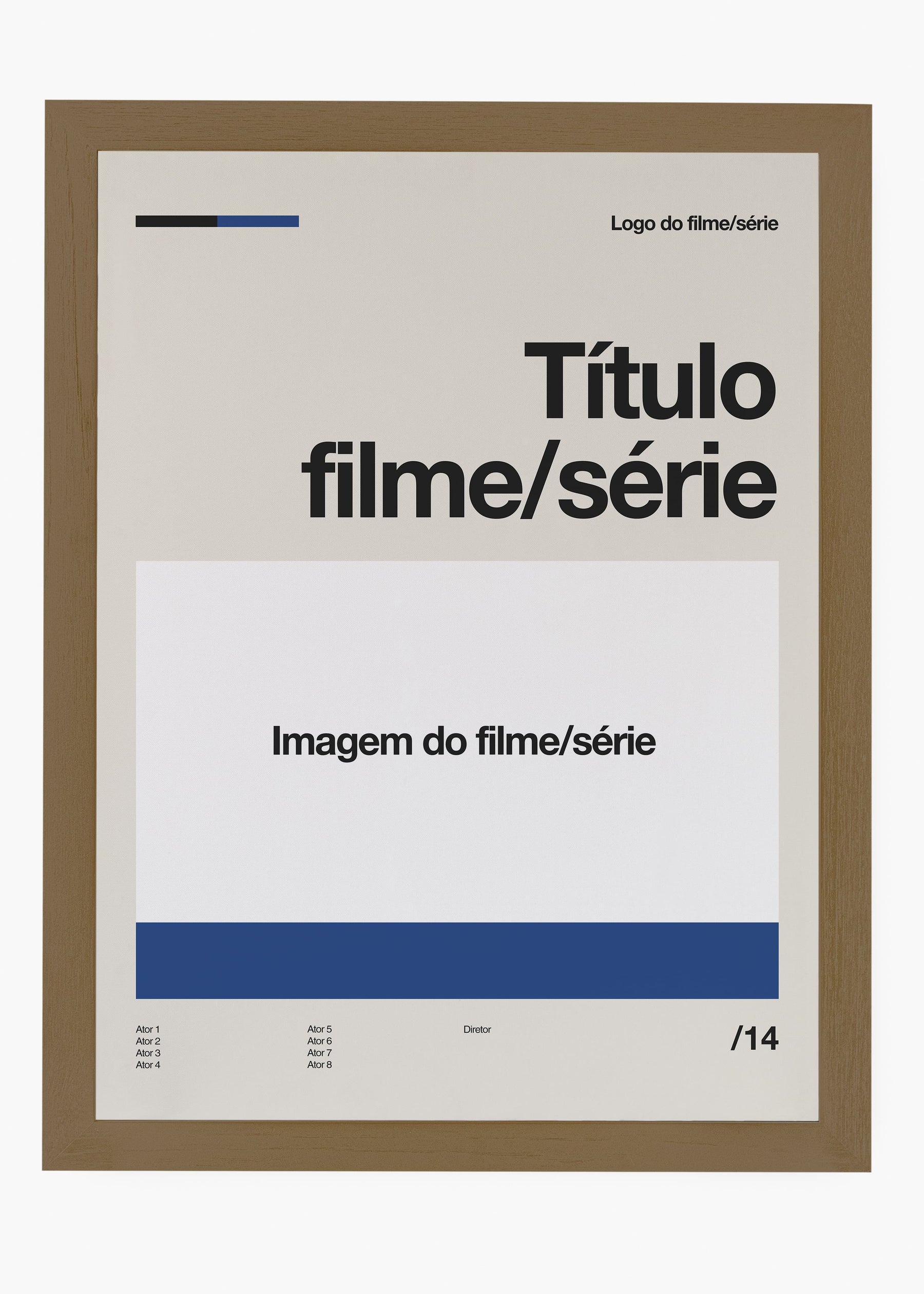 Quadro Personalizável - Filmes e Séries