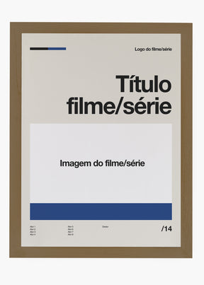 Quadro Personalizável - Filmes e Séries