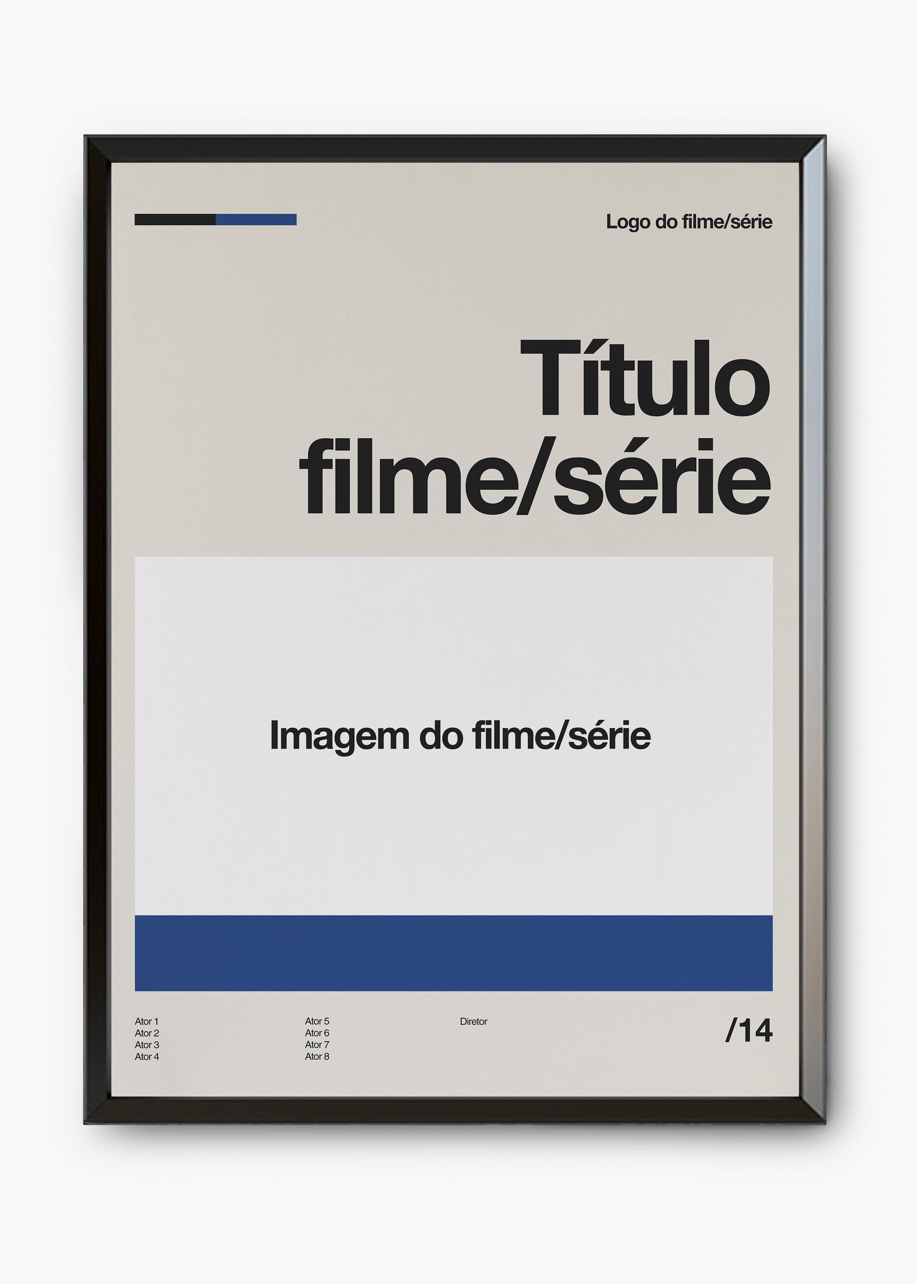 Quadro Personalizável - Filmes e Séries