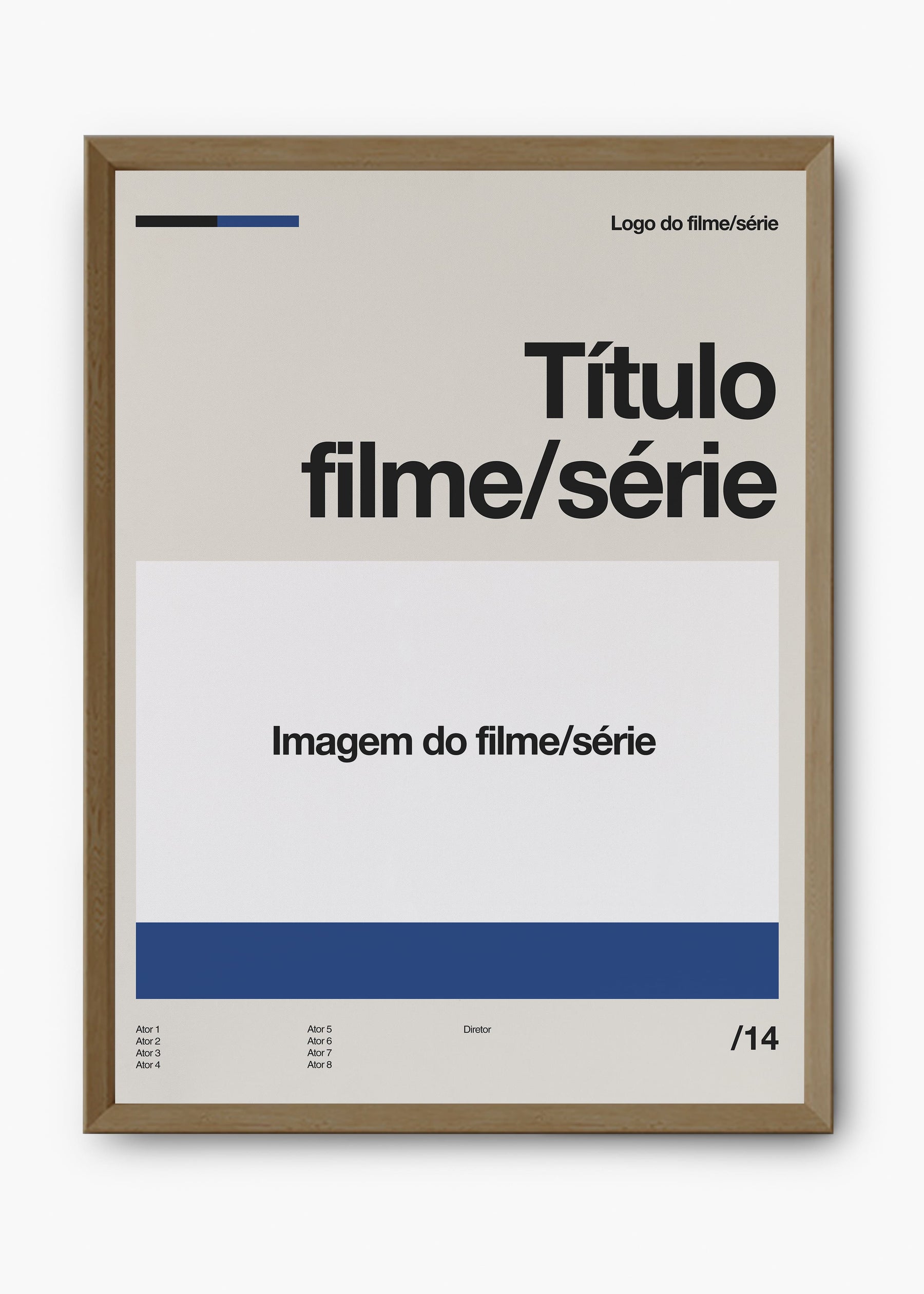 Quadro Personalizável - Filmes e Séries