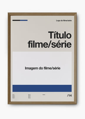 Quadro Personalizável - Filmes e Séries