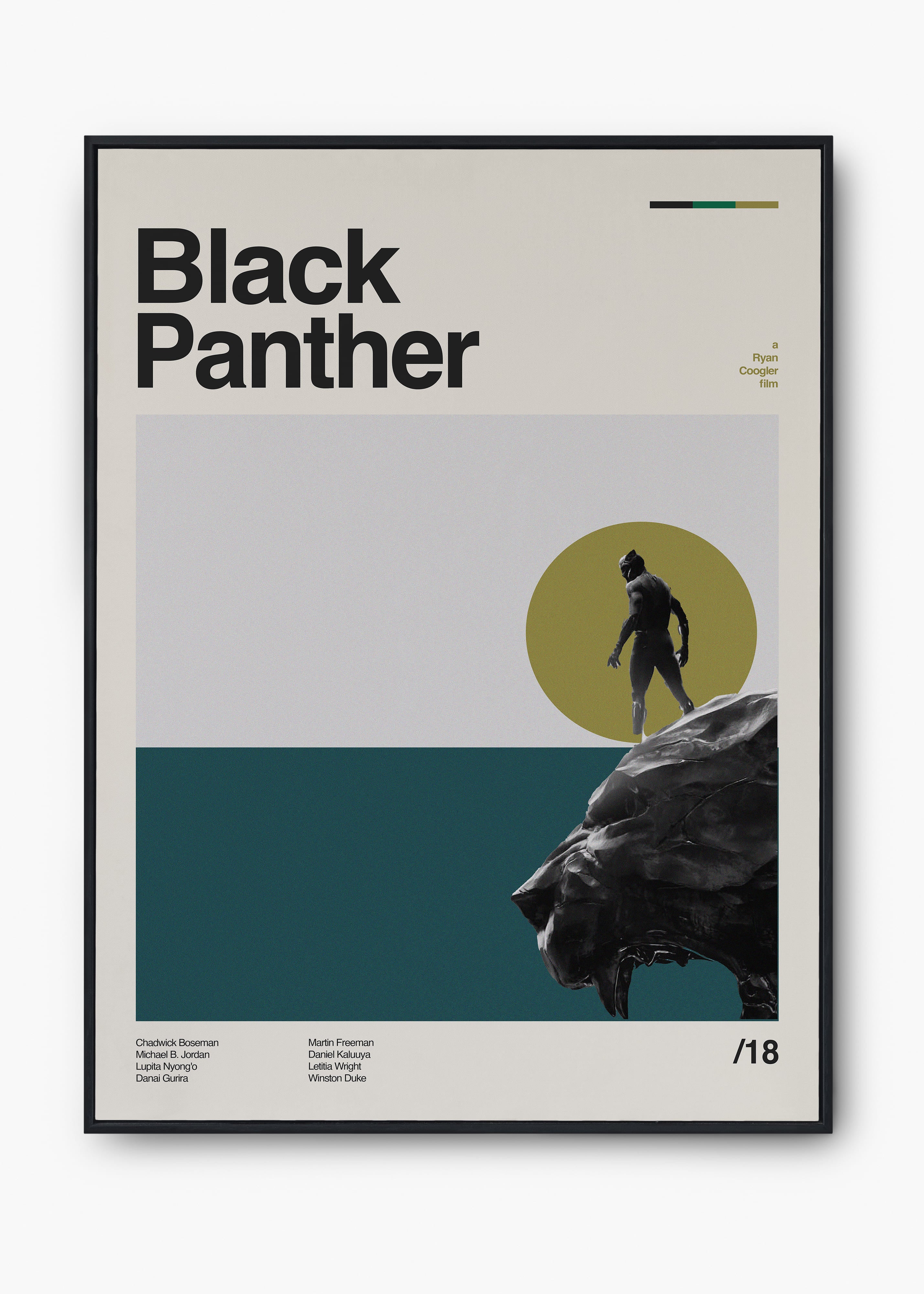 Quadro Pantera Negra - Black Panther