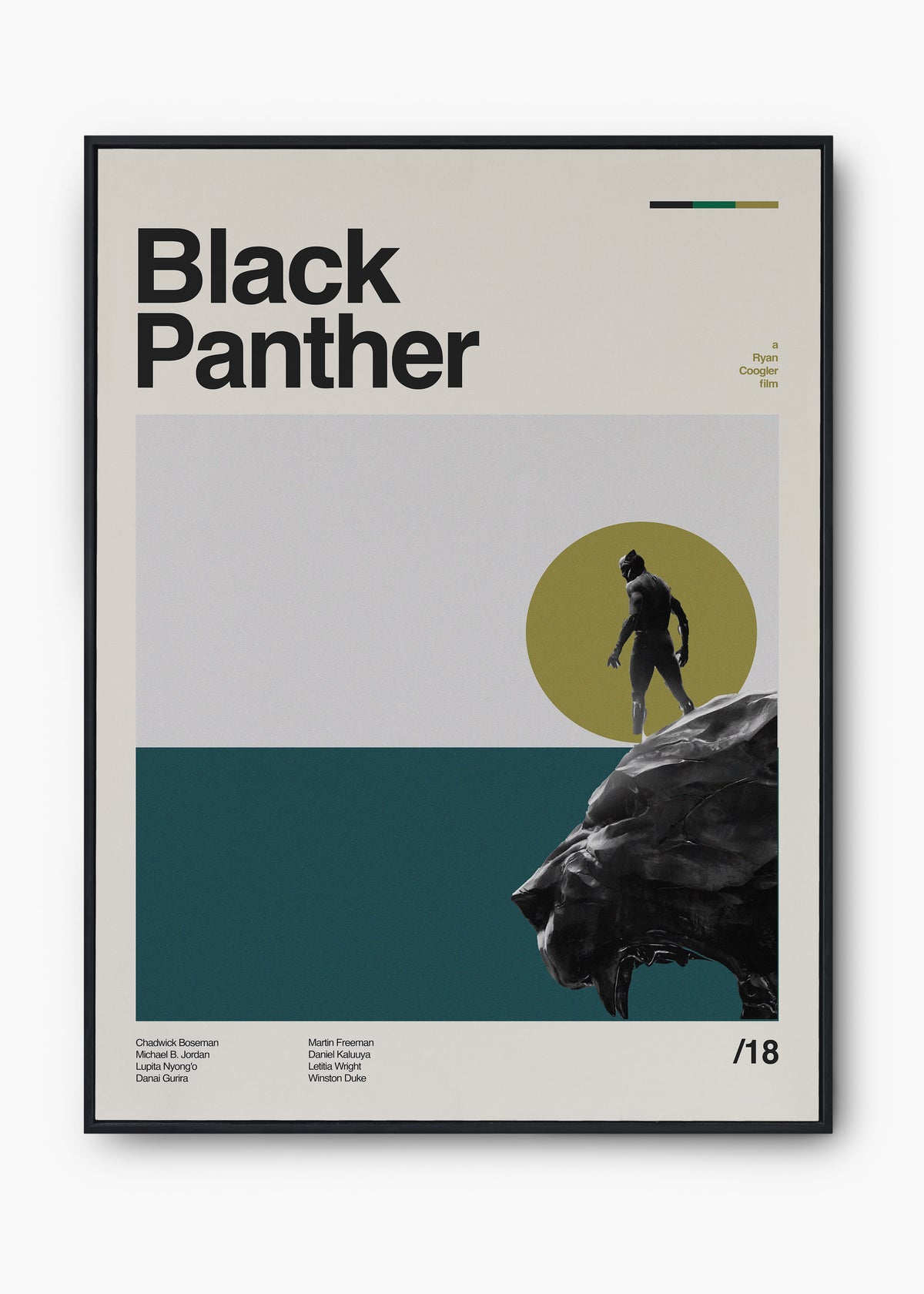 Quadro Pantera Negra - Black Panther