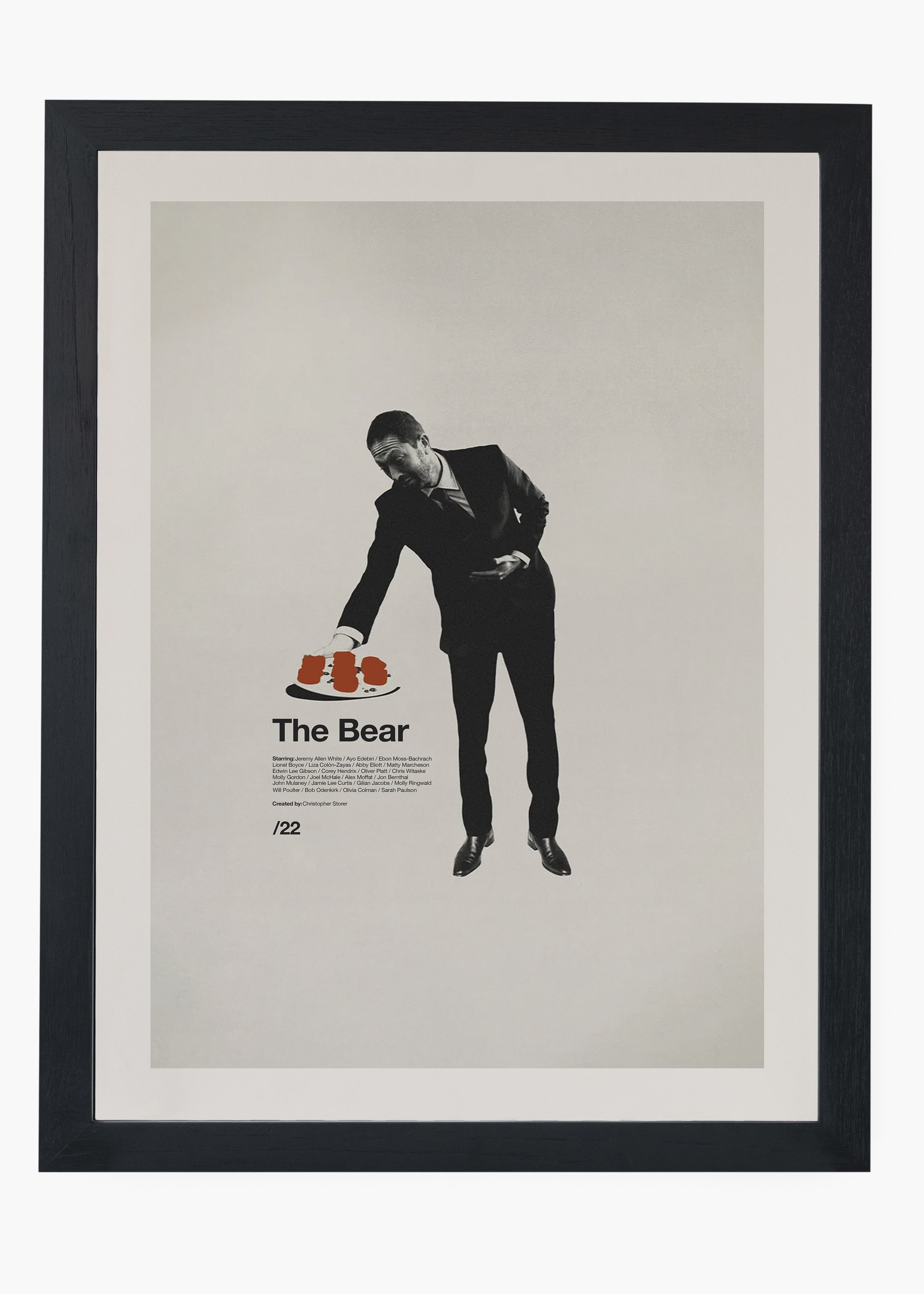 Quadro decorativo The Bear — arte de série para parede | Cübe Quadros