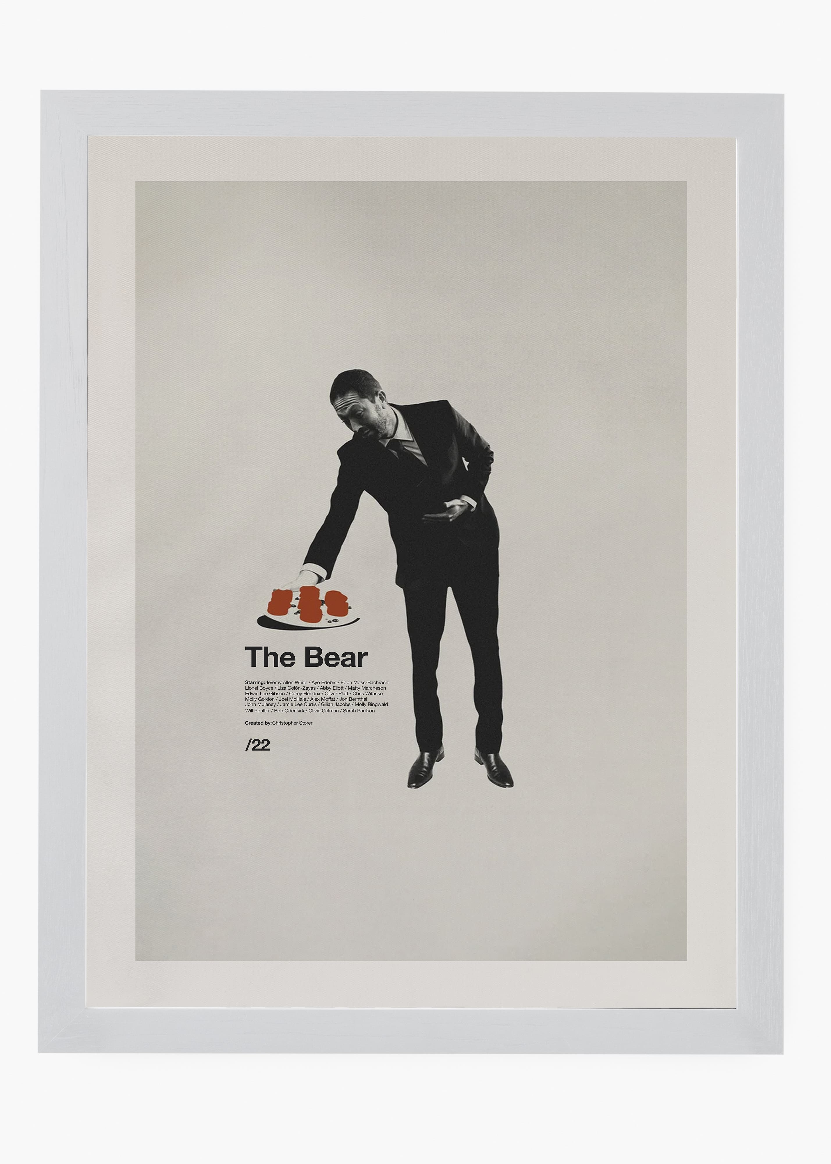 Quadro decorativo The Bear — arte de série para parede | Cübe Quadros