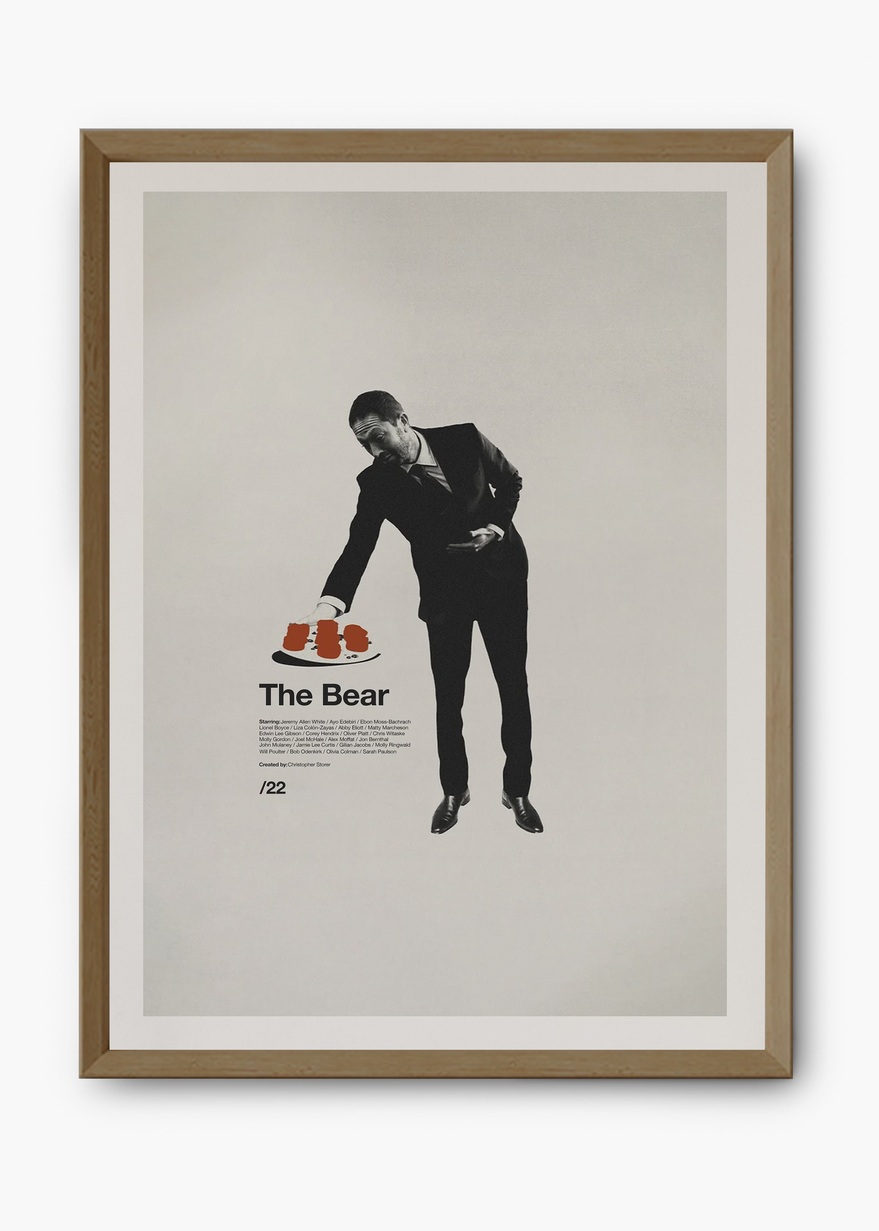 Quadro decorativo The Bear — arte de série para parede | Cübe Quadros