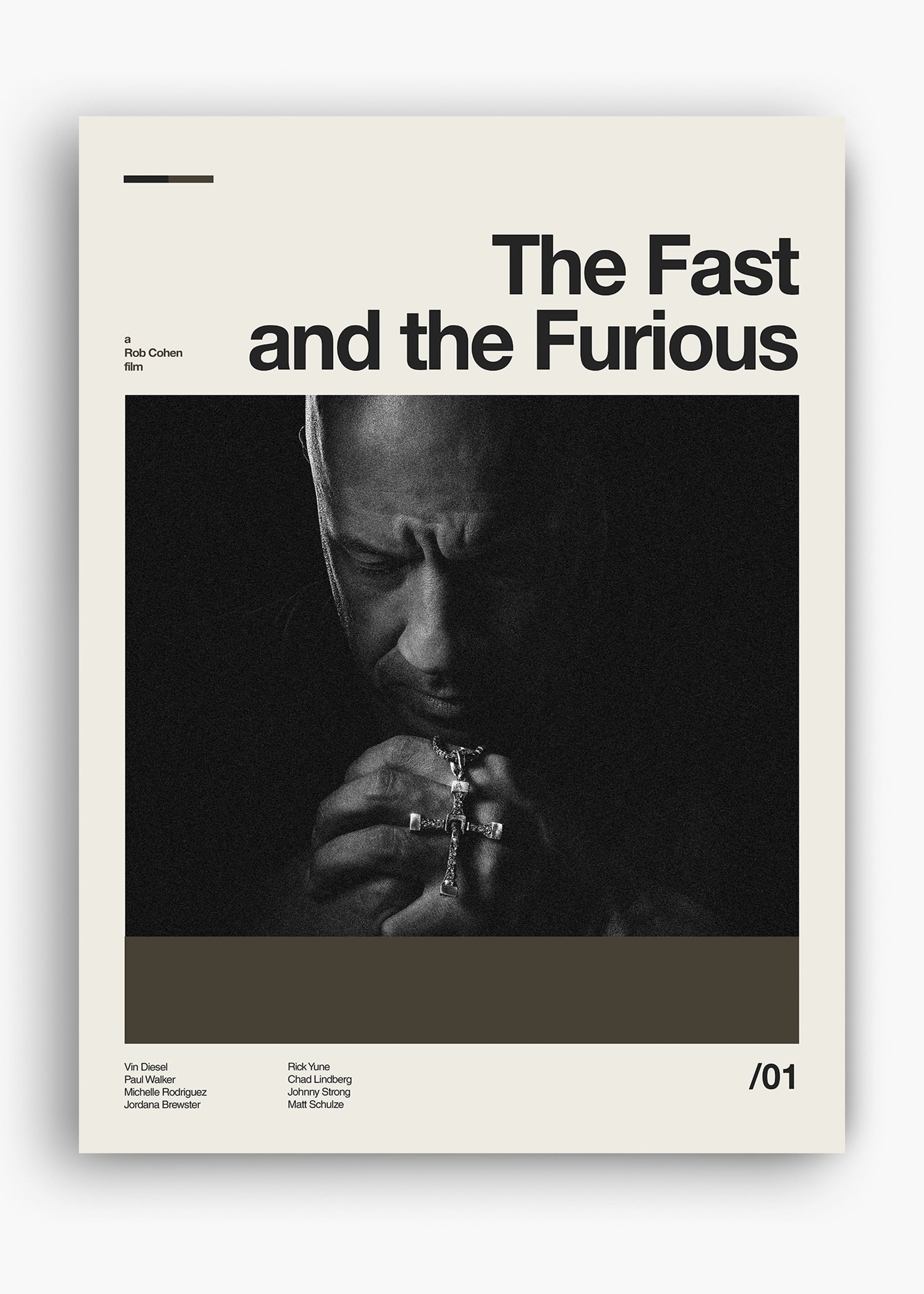Quadro Velozes e Furiosos - The Fast and the Furious