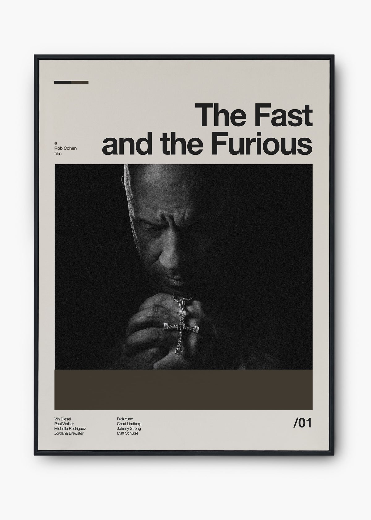 Quadro Velozes e Furiosos - The Fast and the Furious