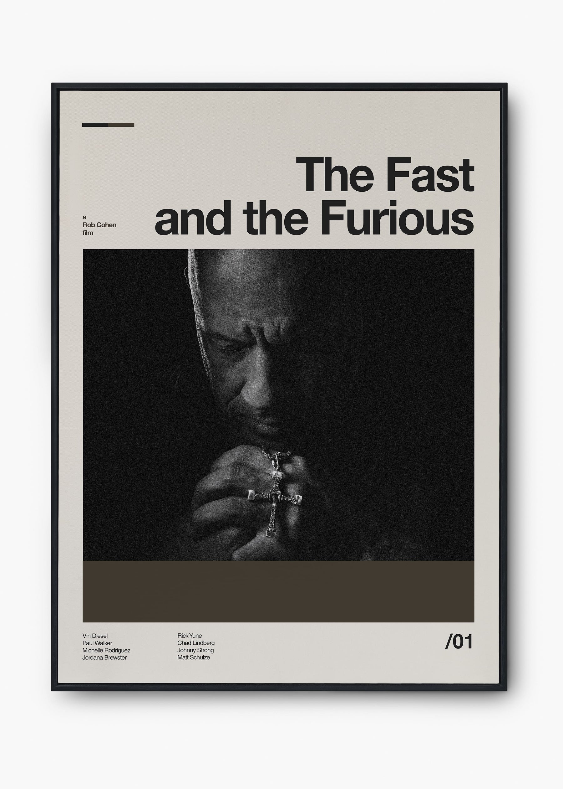 Quadro Velozes e Furiosos - The Fast and the Furious