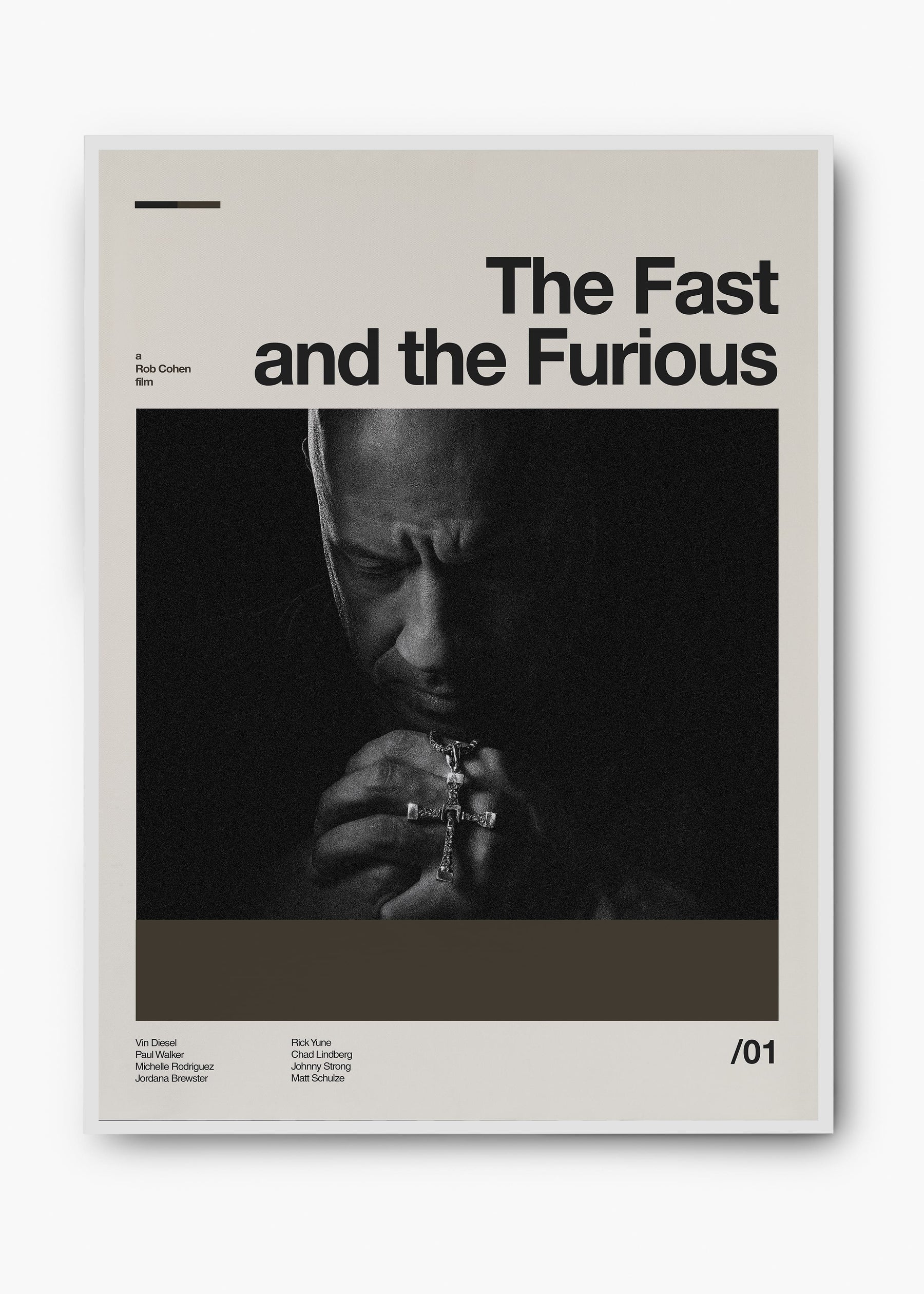 Quadro Velozes e Furiosos - The Fast and the Furious