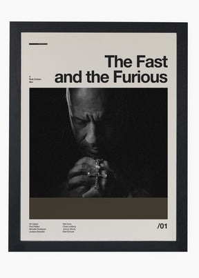 Quadro Velozes e Furiosos - The Fast and the Furious
