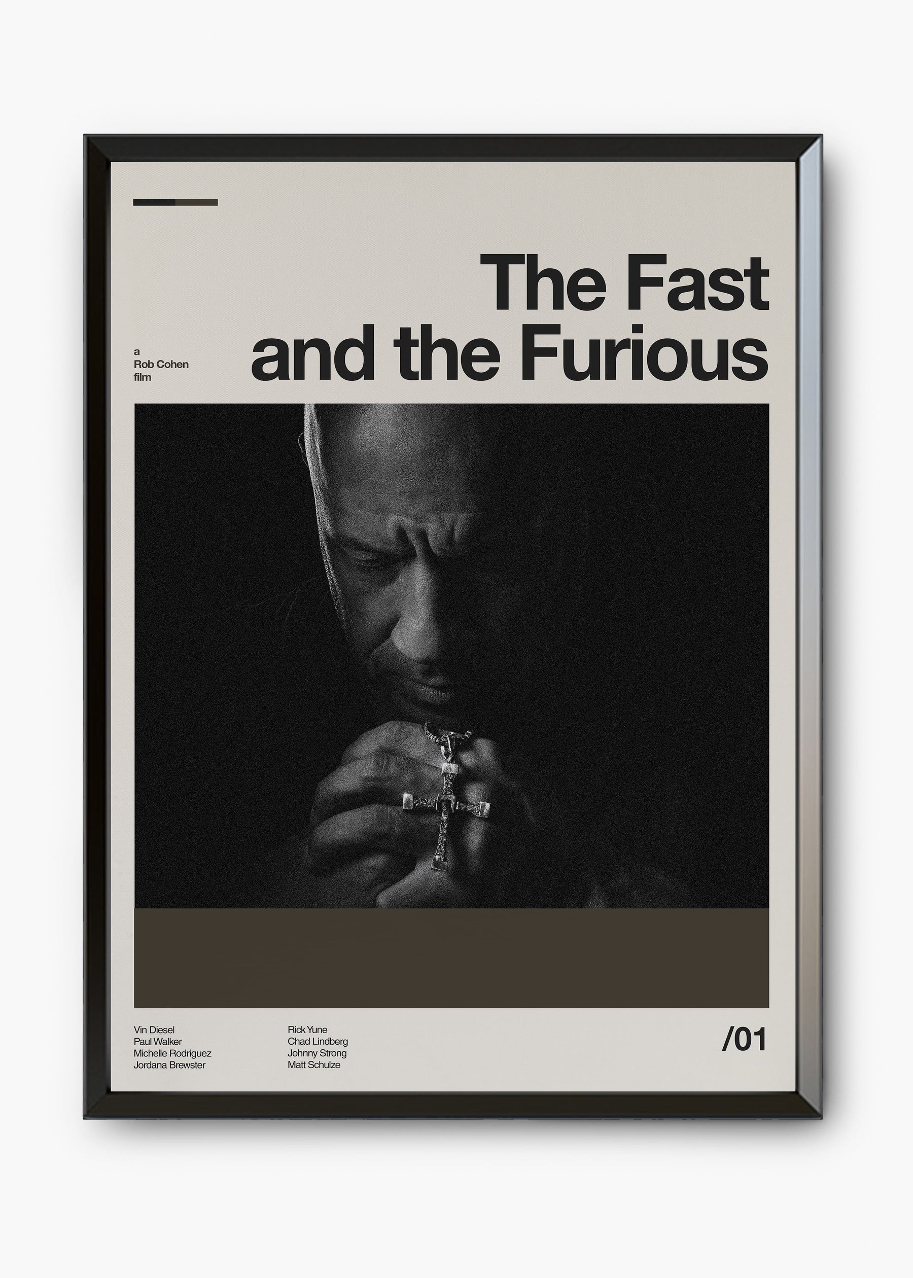Quadro Velozes e Furiosos - The Fast and the Furious
