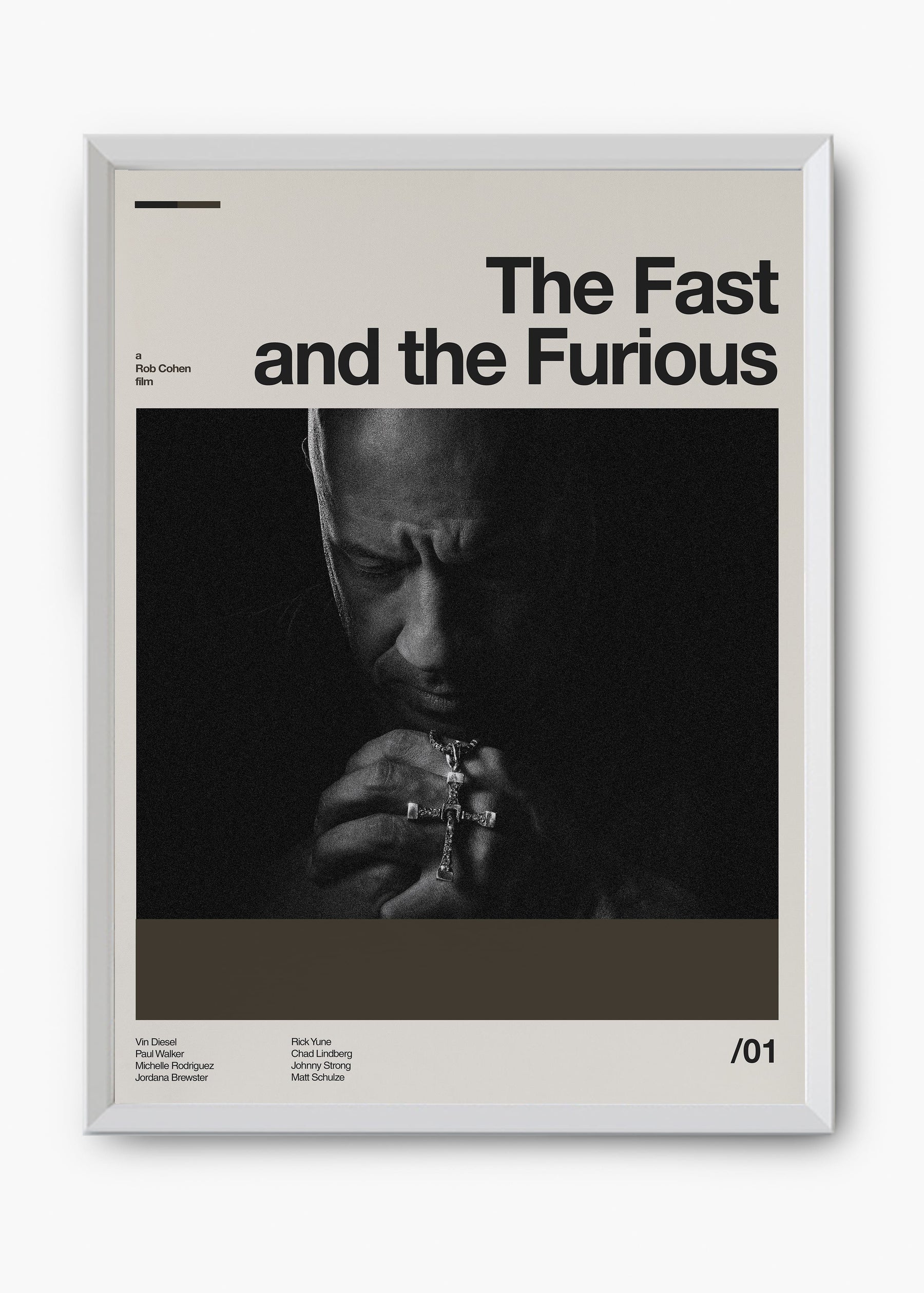 Quadro Velozes e Furiosos - The Fast and the Furious