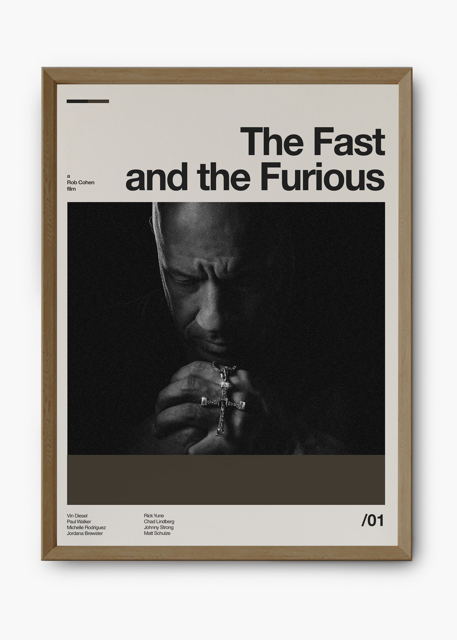 Quadro Velozes e Furiosos - The Fast and the Furious